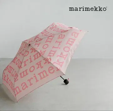 marimekko 접이식 우산 핑크