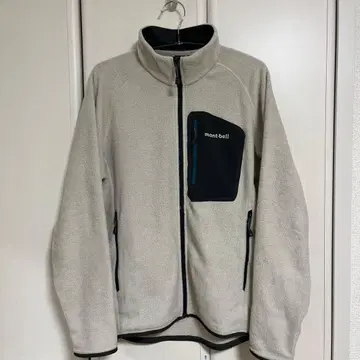 mont-bell 플리스 자켓 화이트 계열