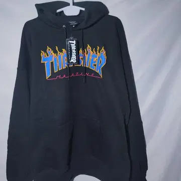 새상품 후드티 XL 트레셔 프레임 스케이트보드 풀오버 속기모