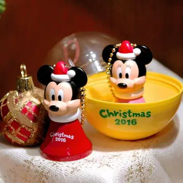 [레어템] 도쿄 디즈니랜드 미키 & 미니 크리스마스 벨 2세트