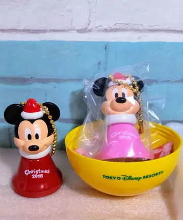 [레어템] 도쿄 디즈니랜드 미키 & 미니 크리스마스 벨 2세트