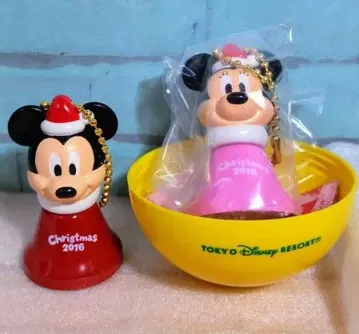 [레어템] 도쿄 디즈니랜드 미키 & 미니 크리스마스 벨 2세트