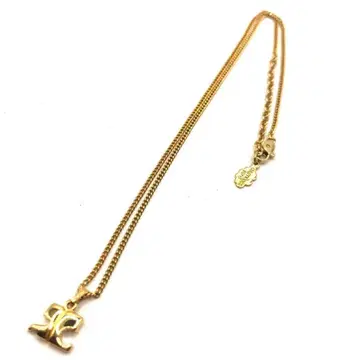 골드 로고 펜던트 목걸이