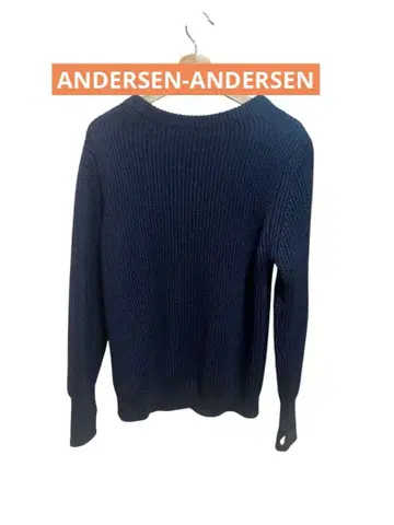 ANDERSEN-ANDERSEN 네이비 크루넥 스웨터 XS