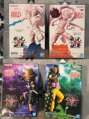 원피스 필름 레드 전광절경 4세트