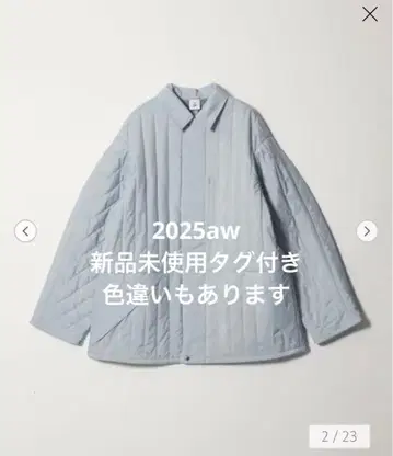 미사용 새상품 ROKU 퀼팅 블루종