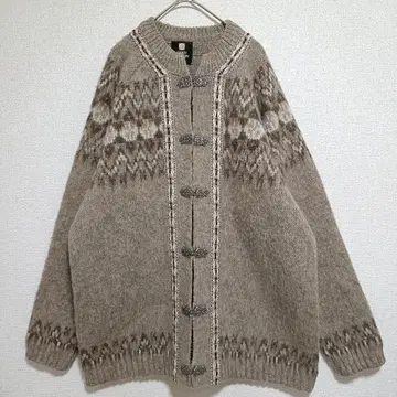 새상품급 FJORD FASHION 메탈 후크 로리안 니트 가디건