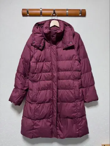 유니클로 새상품급 라이트웨이트 다운 후데트 코트