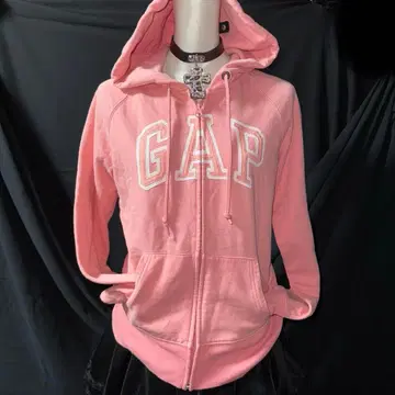 GAP 헤이세이 갸루 Y2K 그런지 후드티 데코라 기믹 해외 걸