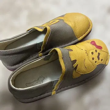 에스타시온 천연 가죽 고양이 슬립온 슈즈