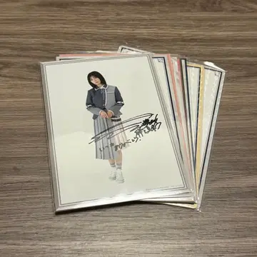 사쿠라자카46 후지요시 카린 브로마이드 HMV 특전 브로마이드 묶음 판매