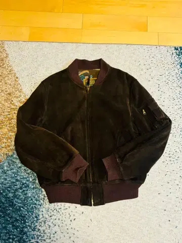 칼 헬무트 다크 브라운 스웨이드 자켓 빈티지