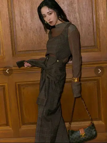 [ YUKKO 콜라보 ] 2WAY 셔츠 라이크 점프 스커트