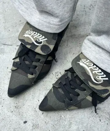 SLOPPY 슬로우 스니커즈뮬 카키 XL