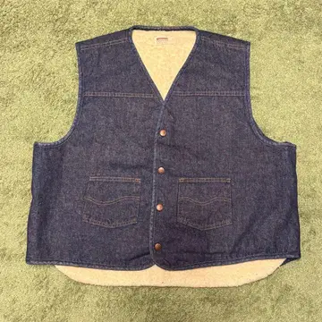 새상품급 70s USA MONTGOMERY WARD Denim Vest