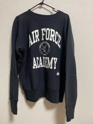 25년 가을/겨울 파랑 단색 택 챔피온 리버스 위브 USAFA 트레이닝복