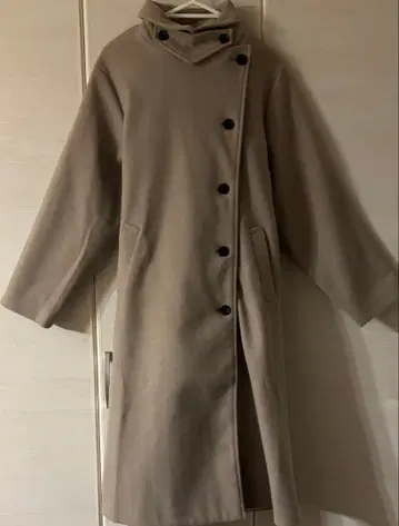 fifth [ 3way ] 아름다운 실루엣 스탠드 카라 롱 코트 그레이지