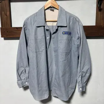 OFF SHORE 히코리 스트라이프 셔츠