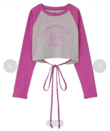 Xgirl 크롭 T셔츠 핑크