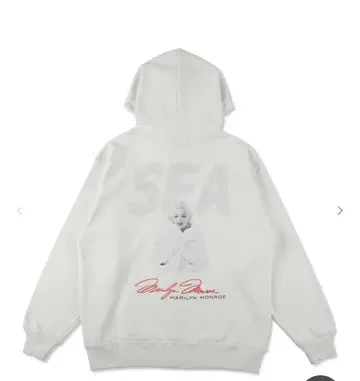 MARILYN MONROExWDS ZIPHOODEDSWEAT SHIRT