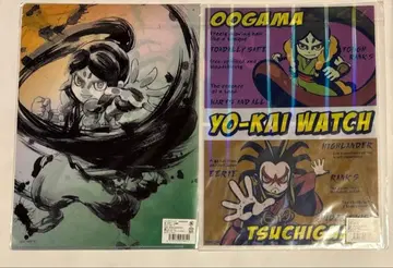 요괴워치 클리어 파일 2장 세트 오오가마 츠치구모 오로치 큐비
