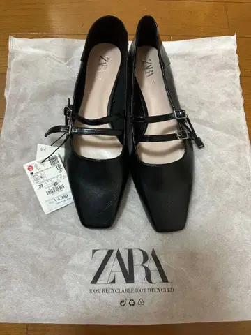 ZARA 버클 소프트 플랫슈즈