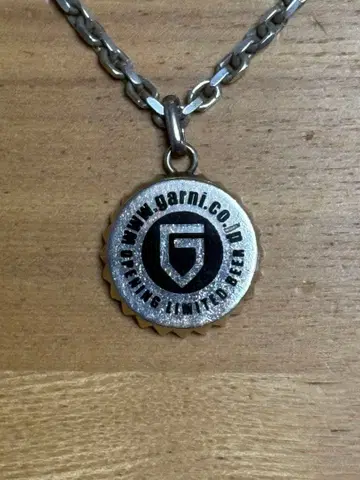 [ 올드 GARNI ] 실버 목걸이 가르니 00s [ 레어 / 한정품 ]