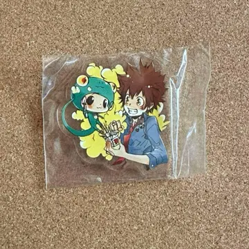 REBORN 아크릴 배지 츠나 리본