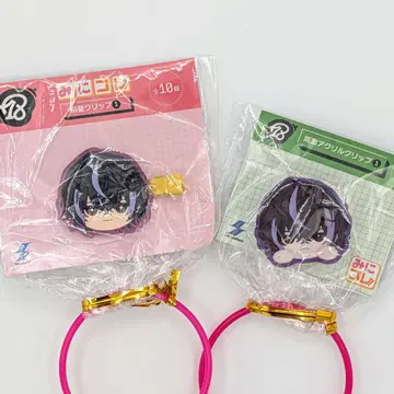 18TRIP 코로모카와 키로 미니코레 양면 아크릴 클립 앞머리 클립 세트