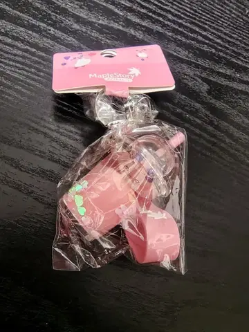 메이플스토리 주스 키링 핑크빈 MapleStory