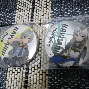 Rupa&Momoka 캔뱃지 2개 세트 BAY CAmp