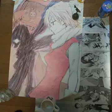 사다모토 요시유키 후리크리 B2 포스터 2점 세트