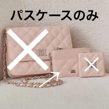 Darich DD 로고 퀼팅 트래블 세트 PNK 패스 케이스 새상품