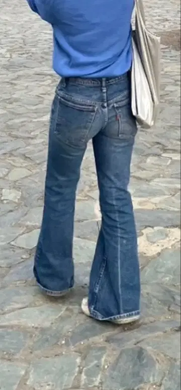 Levi's 플레어 데님 구제 의류