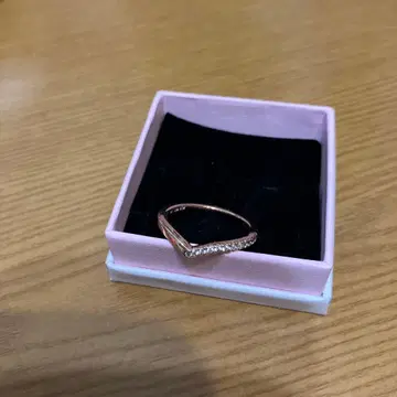 판도라 위시본 V자 반지 56