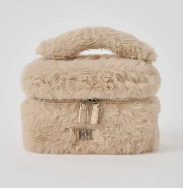 다리치 인조 모피 숄더 미니백 베이지 새상품