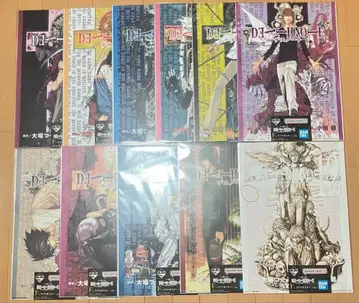 제일복권 DEATH NOTE F상 클리어 포스터 11종 세미 컴플리트