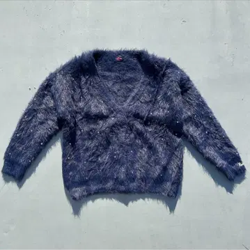 9090 girl Shaggy Cardigan