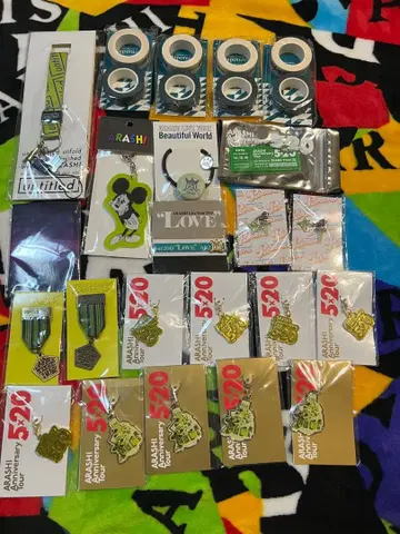 아라시 아이바 마사키 넥스트랩 마스킹 테이프 머리끈 키링 참 등