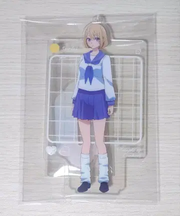 뻐꾸기 커플 스탠드 부착 빅 클리어 키체인 우미노 사치