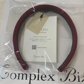 새상품 Complex Biz FlexiFit 퍼플 벨로아 헤어밴드