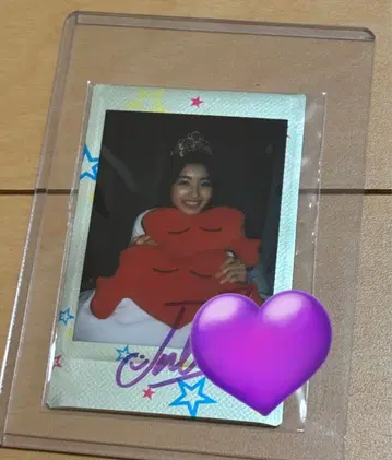 초도키메키 센덴부 쿄 쥬리아 사인 포함 폴라로이드