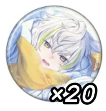 화이트 빛 코팅 캔뱃지 코팅