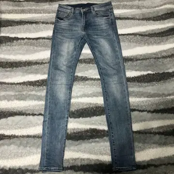 mnml 라이트 블루 슬림 핏 청바지 ukdrip usdrip