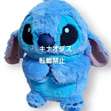 디즈니 스티치 퐁실퐁실 앉아 초 BIG 봉제 인형