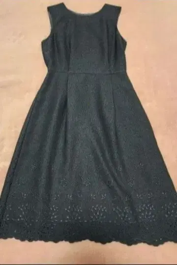 미사용 NBB 무릎 아래 기장 포멀 네이비 원피스 S 익명 발송