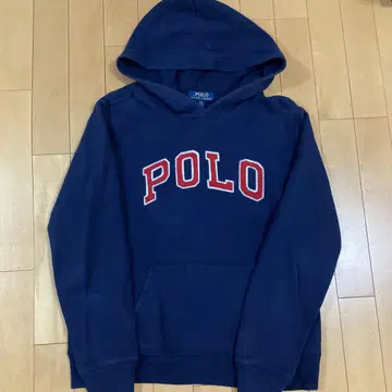 폴로 랄프 로렌 후드티 160 S 후디 후드 부착 네이비