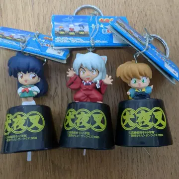 이누야샤 피규어 키링 세트 전 3종 컴프