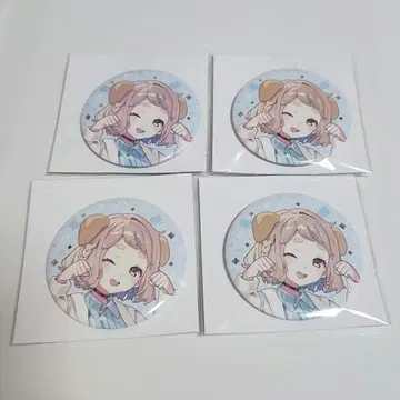 마치다 치마 캔뱃지 4점