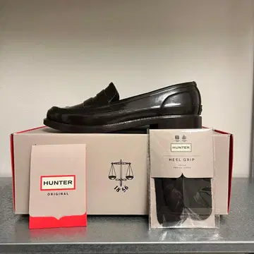 [ 23cm ] HUNTER 다크 브라운 페니 로퍼